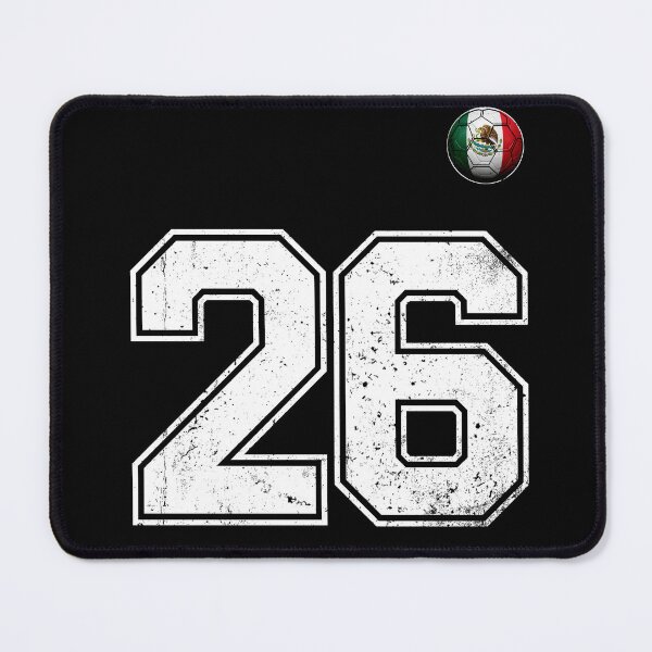 Item preview, Number 26 Mexico Flag Football Fan designed and sold by BernoNickel.