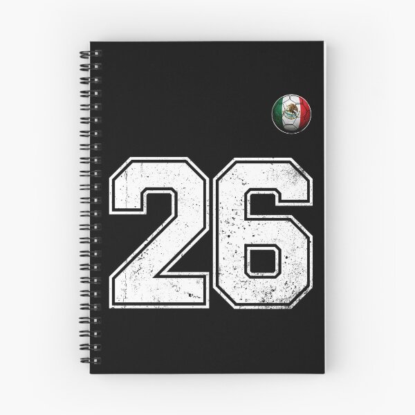 Item preview, Number 26 Mexico Flag Football Fan designed and sold by BernoNickel.