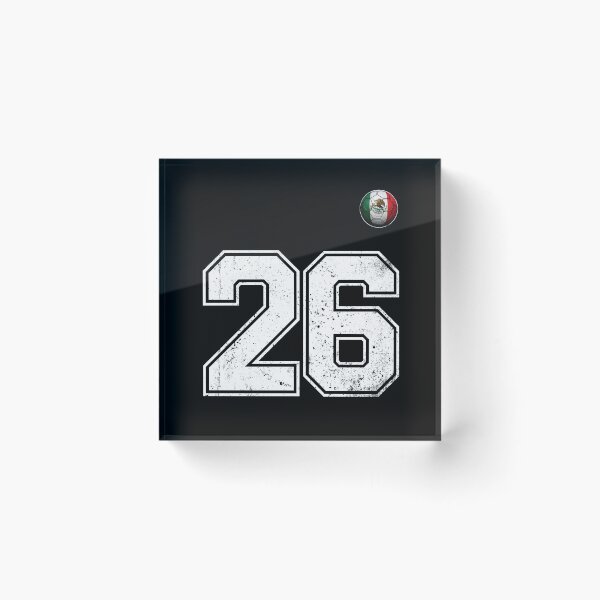 Item preview, Number 26 Mexico Flag Football Fan designed and sold by BernoNickel.