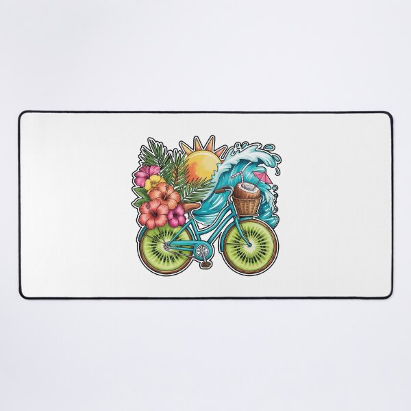 Item preview, Tropical Kiwi Bicycle Summer Beach designed and sold by QuiteOrbit.