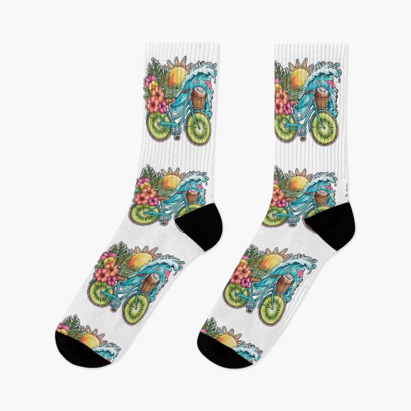 Item preview, Tropical Kiwi Bicycle Summer Beach designed and sold by QuiteOrbit.
