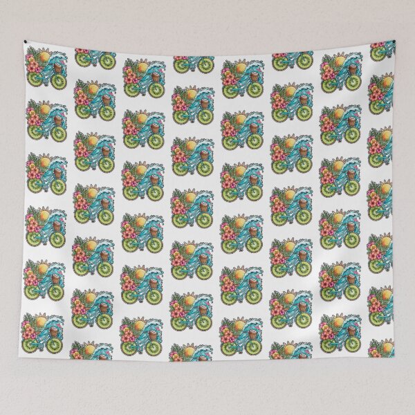 Item preview, Tropical Kiwi Bicycle Summer Beach designed and sold by QuiteOrbit.