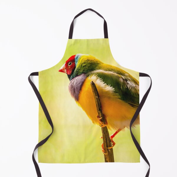 Item preview, Gouldian Finch Portrait | Vibrant Rainbow Wildlife, Native Australian Bird Art designed and sold by Ross.A.Campbell.