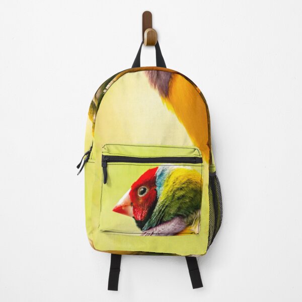 Item preview, Gouldian Finch Portrait | Vibrant Rainbow Wildlife, Native Australian Bird Art designed and sold by Ross.A.Campbell.