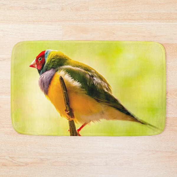 Item preview, Gouldian Finch Portrait | Vibrant Rainbow Wildlife, Native Australian Bird Art designed and sold by Ross.A.Campbell.