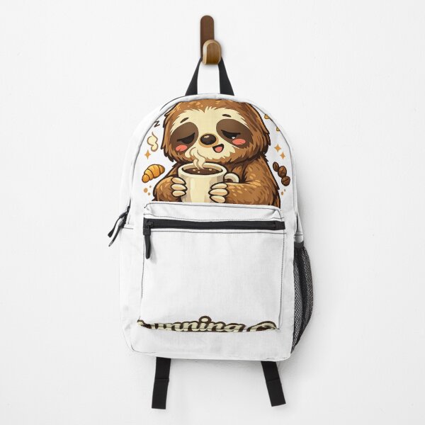 Item preview, Running On Coffee Sloth T-Shirt – Cute Sleepy Sloth Coffee Lover Cartoon Design for T-Shirt, Sticker, iPhone case, mug, bag designed and sold by ArtByTripti.