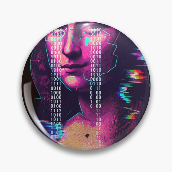 Item preview, Cyber Mona Lisa: Matrix Data Rain Glitch designed and sold by A E S T H E T A T A G.