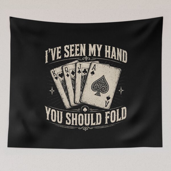 Item preview, I've Seen My Hand You Should Fold designed and sold by zoes-ink.