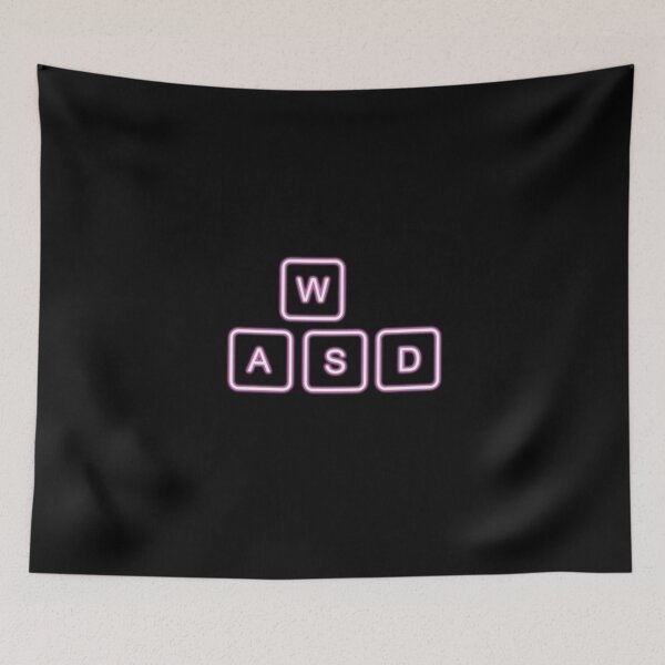 Item preview, Gamer keys WASD designed and sold by TheMagicIcon.