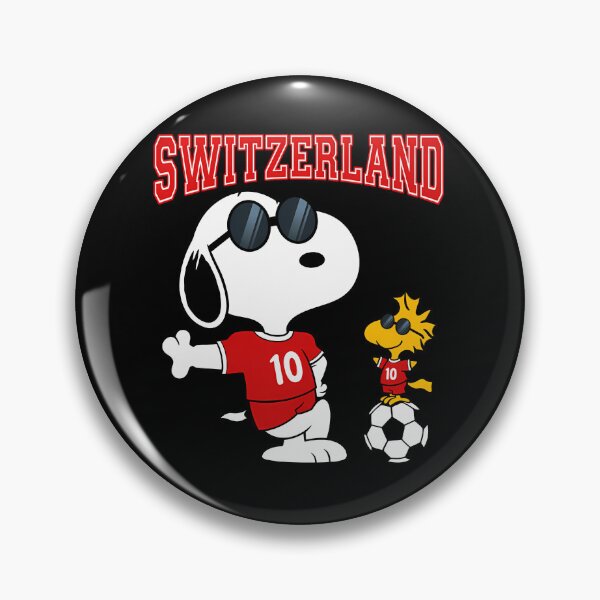 Item preview,  Snoopy Soccer Joe Cool Switzerland Football Fan Ca designed and sold by nzplease28.