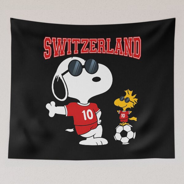 Item preview,  Snoopy Soccer Joe Cool Switzerland Football Fan Ca designed and sold by nzplease28.