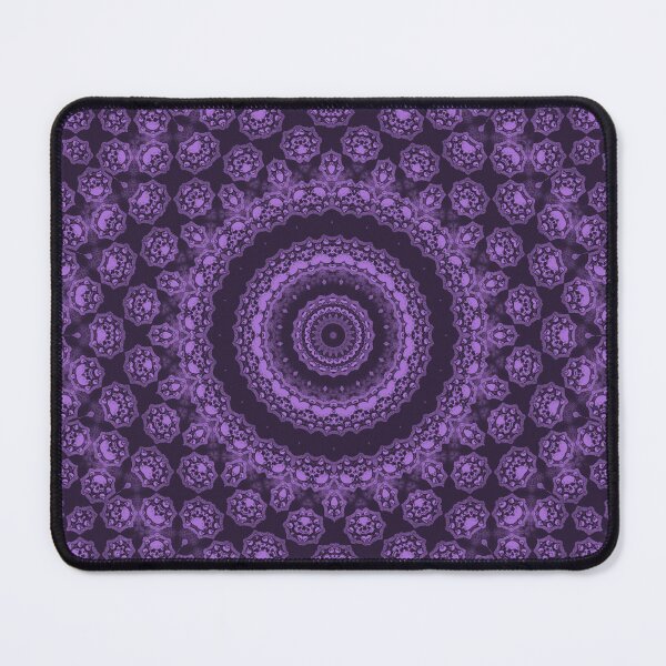 Item preview, Purple Gothic Skull Mandala Kaleidoscope | Dark Mystic Psychedelic Pattern Art designed and sold by cr6zym1nd.