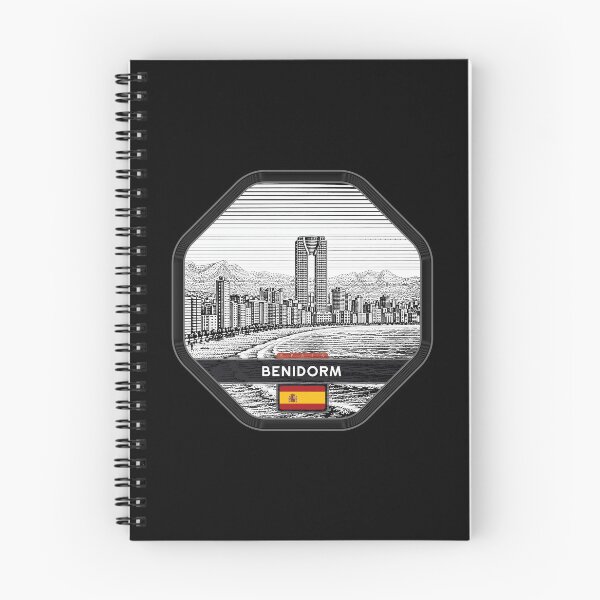 Item preview, Benidorm Spain Linocut Style  designed and sold by Thistle-TShop.