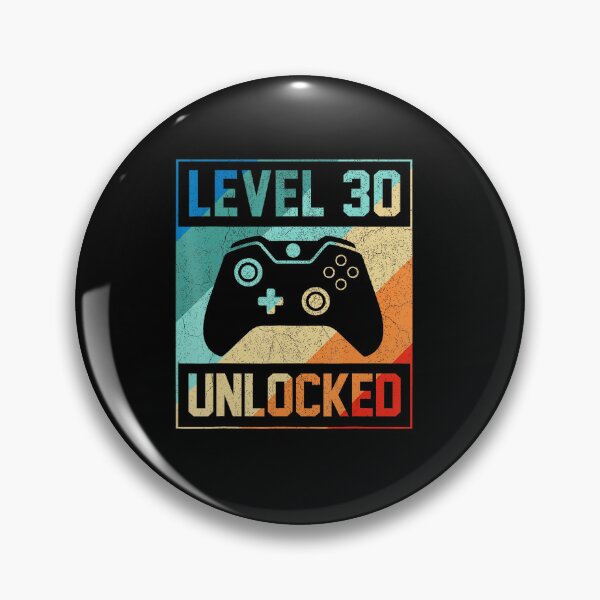 Item preview, Level 30 Unlocked Retro Gaming Birthday for Video Game Fans designed and sold by FGTV2021.