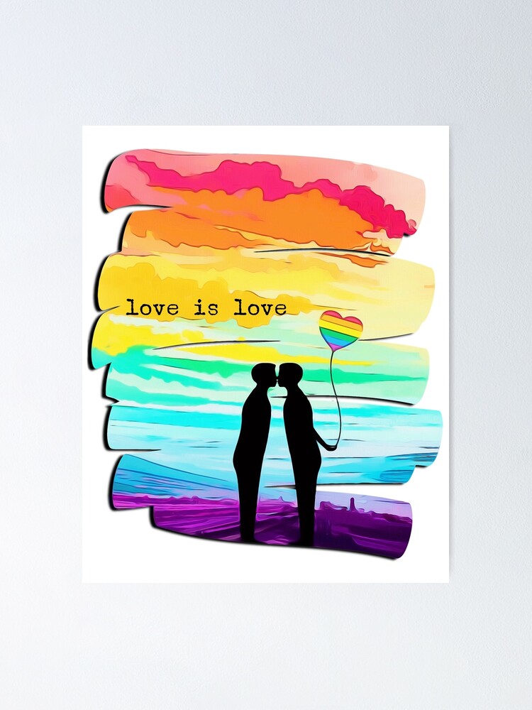 Alternate view of Love is Love (Pride) Poster