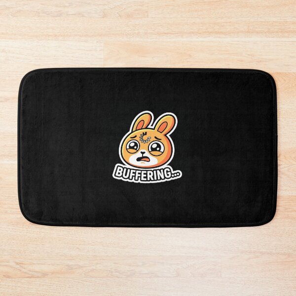 Item preview, Loading Bunny Sticker Bunny designed and sold by luiz1213.