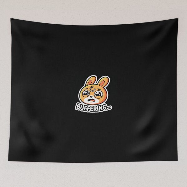 Item preview, Loading Bunny Sticker Bunny designed and sold by luiz1213.