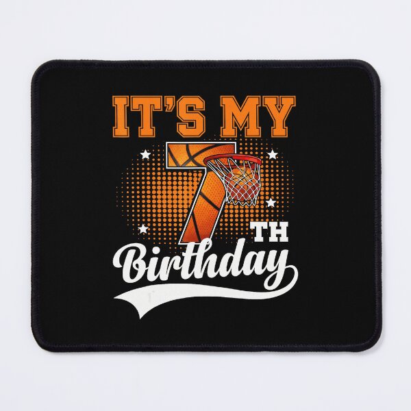 Item preview, It’s My 7th Birthday Basketball Boy Retro Sports Party designed and sold by allistermariam.