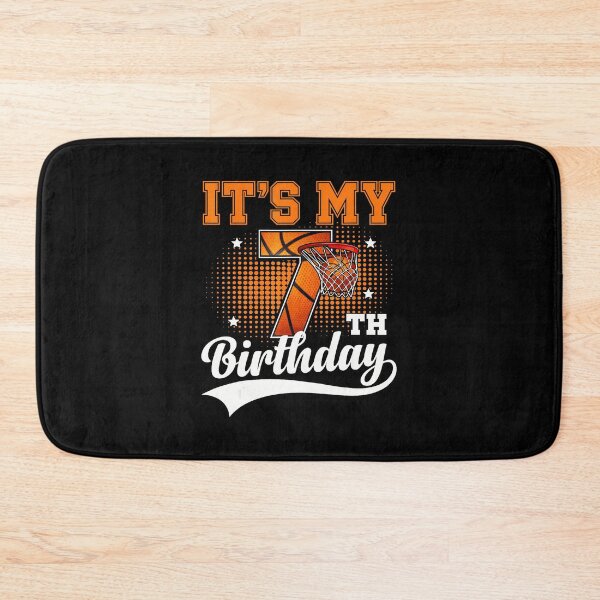 Item preview, It’s My 7th Birthday Basketball Boy Retro Sports Party designed and sold by allistermariam.