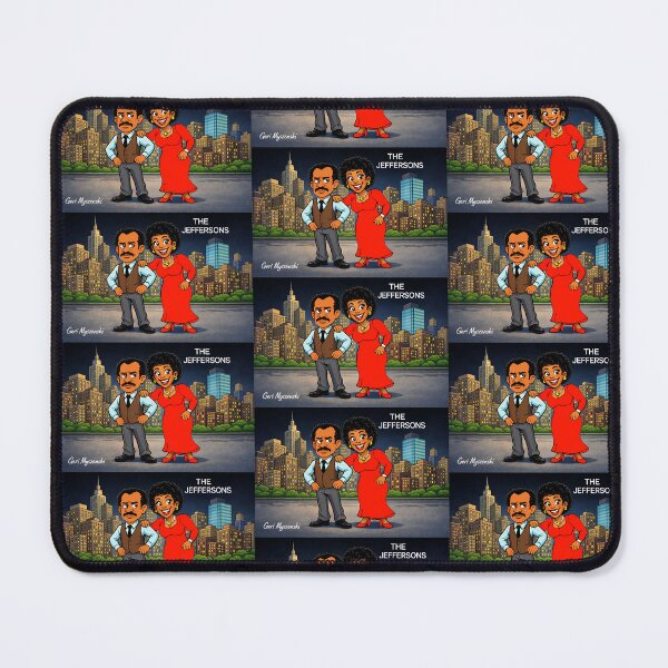 Item preview, The Jeffersons Isabel Sanford and Sherman Hemsley January 18,1975 to July 2, 1985 designed and sold by The Art Queen Of Michigan .