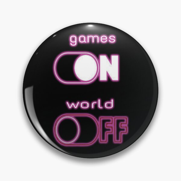 Item preview, Games ON, World OFF designed and sold by TheMagicIcon.