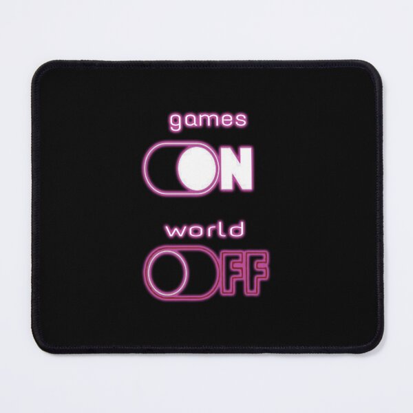 Item preview, Games ON, World OFF designed and sold by TheMagicIcon.
