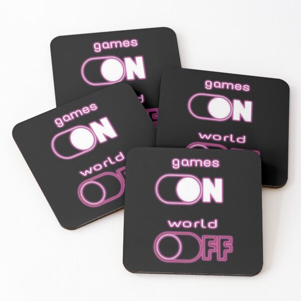 Item preview, Games ON, World OFF designed and sold by TheMagicIcon.