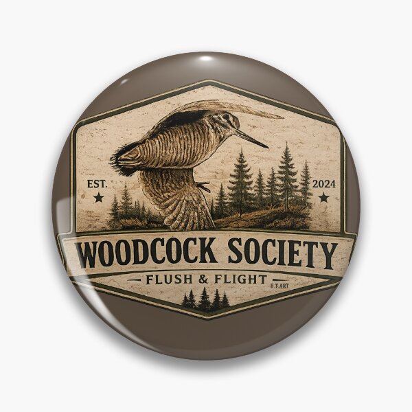 Item preview, Woodcock Society Vintage Hunting Logo PNG designed and sold by TammyHunterArt.