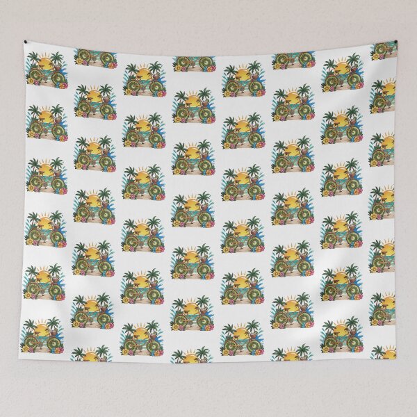 Item preview, Fun Kiwi Fruit Bicycle Summer Vacation designed and sold by QuiteOrbit.