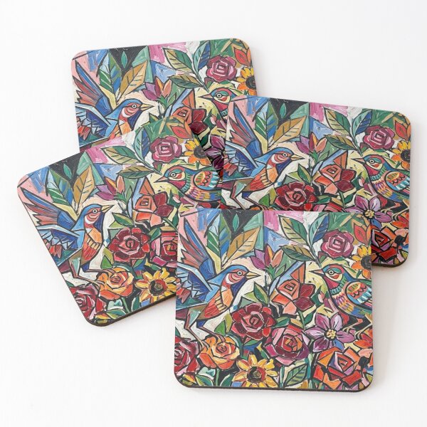 Item preview, Vibrant Birds in Blooming Flowers designed and sold by YOU SHOP NOW.