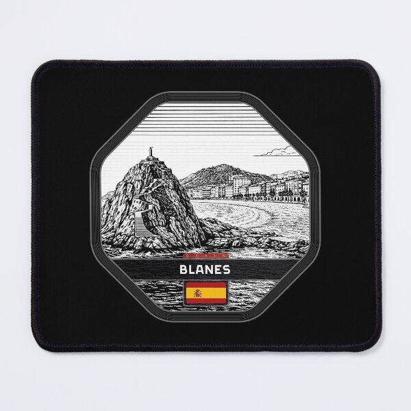 Item preview, Blanes Spain Linocut Style  designed and sold by Thistle-TShop.