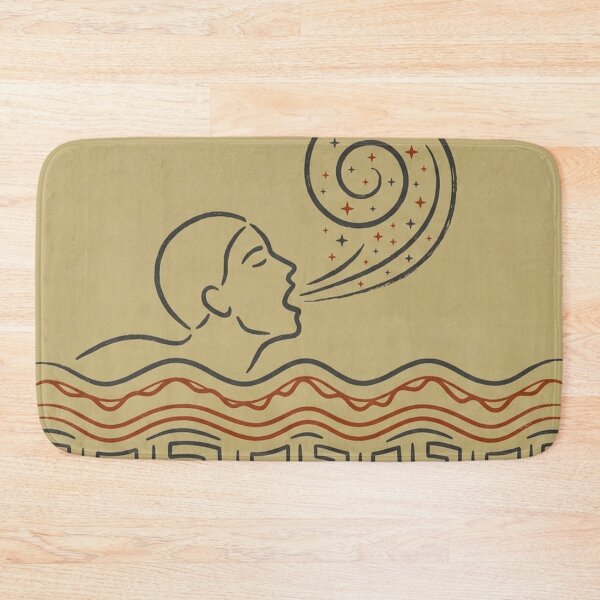 Item preview, Inhale Peace - Wind Swimmer - Slavic Mythology Yoga Art designed and sold by InnerwayStudio.