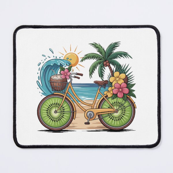 Item preview, Beach Bicycle Tropical Vacation designed and sold by QuiteOrbit.