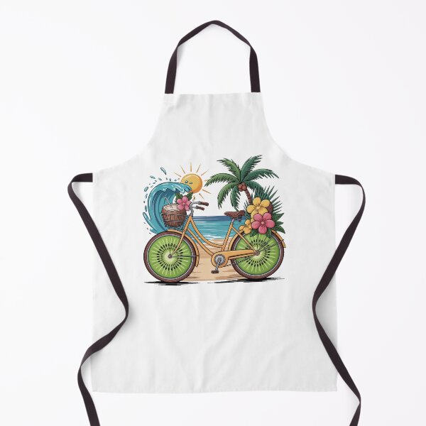 Item preview, Beach Bicycle Tropical Vacation designed and sold by QuiteOrbit.
