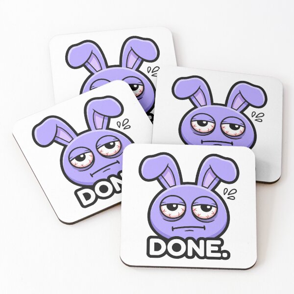 Item preview, Socially Exhausted Bunny Bunny designed and sold by luiz1213.