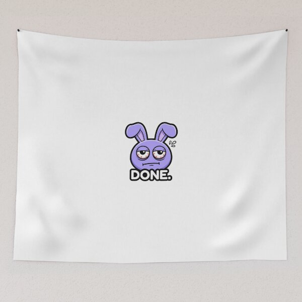 Item preview, Socially Exhausted Bunny Bunny designed and sold by luiz1213.