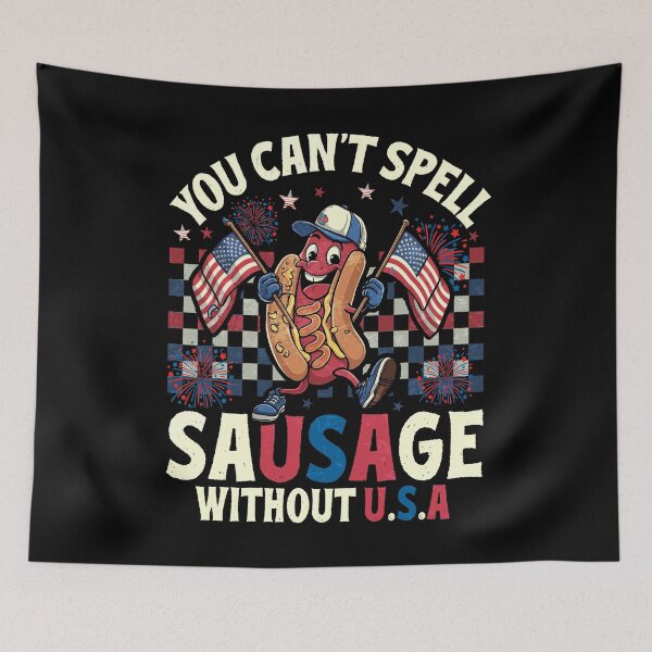 Item preview, you can't spell sausage without usa 250 years designed and sold by Ortigzitoun.