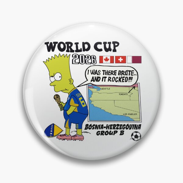 Item preview, Bootleg Bart Simpson Gulf war Bosnia-Herzegovina Soccer World Cup parody designed and sold by Loud and Morbid.