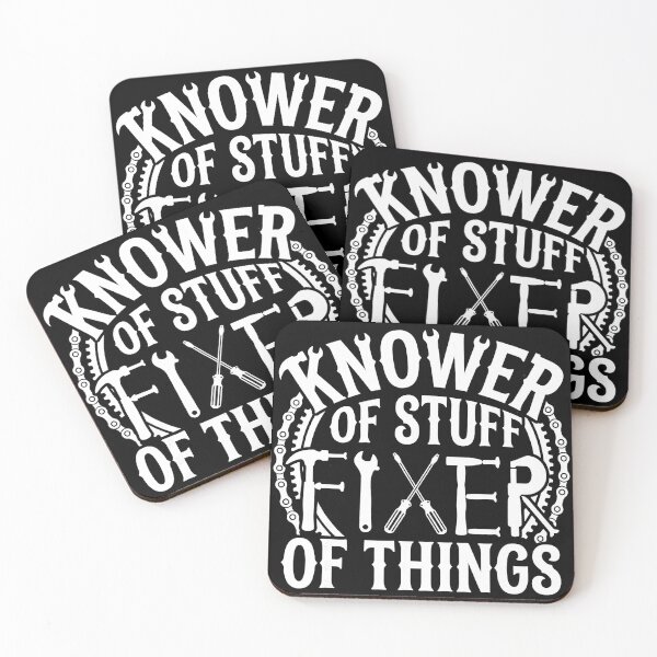 Item preview, Knower Of Stuff Fixer Of Things Funny Handyman Dad designed and sold by zamiokaline.