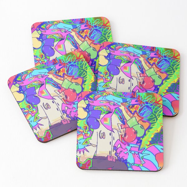 Item preview, Neon Dog Monster Hallucination designed and sold by JulianERDB.