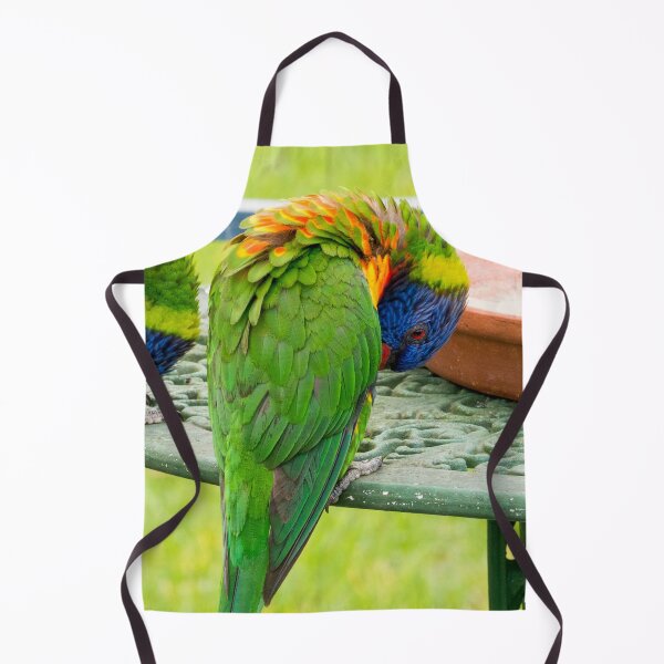 Item preview, A Pair of Rainbow Lorikeets | Vibrant Native Australian Parrots Wildlife Bird Art designed and sold by Ross.A.Campbell.