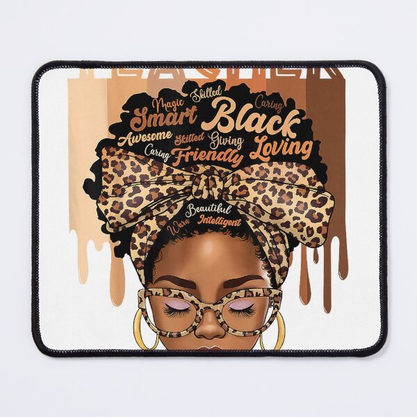 Item preview, Black Teacher Magic Black History Month Afro Hair Melanin T-Shirt designed and sold by SavsMerch.