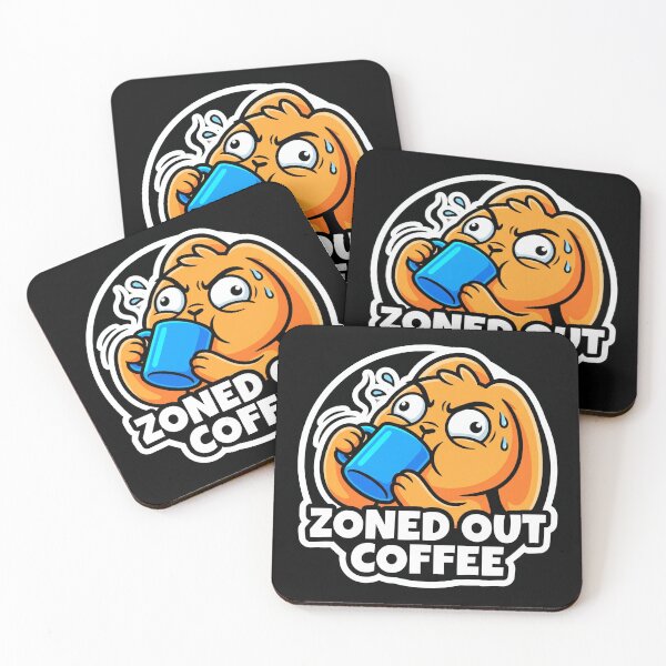 Item preview, Zoned Out Coffee Bunny designed and sold by luiz1213.