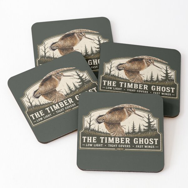 Item preview, The Timber Ghost Woodcock Hunting Emblem designed and sold by TammyHunterArt.