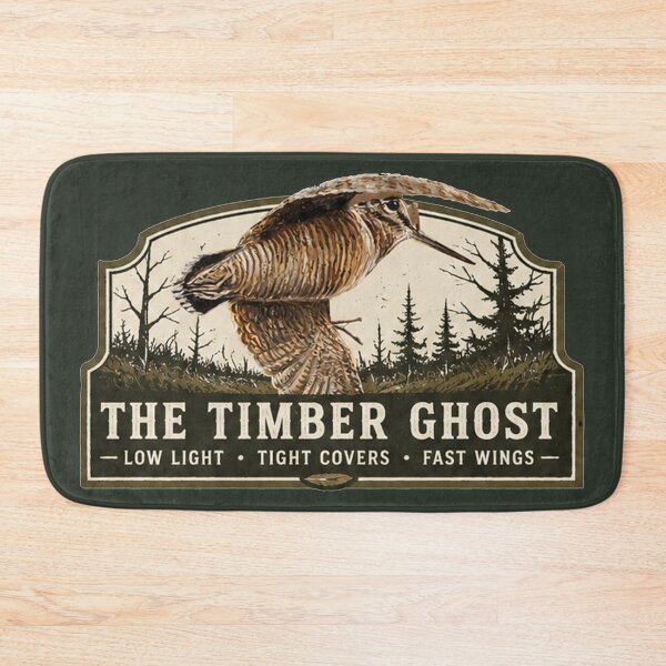 Item preview, The Timber Ghost Woodcock Hunting Emblem designed and sold by TammyHunterArt.