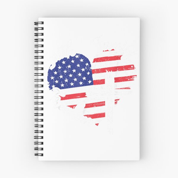 Item preview, Faith Family Freedom Heart Christian American 4th of July T-Shirt designed and sold by SavsMerch.