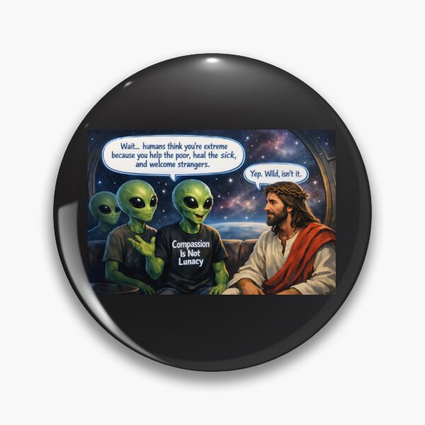 Item preview, Gentle Cosmic Roast — Compassion Is Not Lunacy designed and sold by ChaoticVibe22.