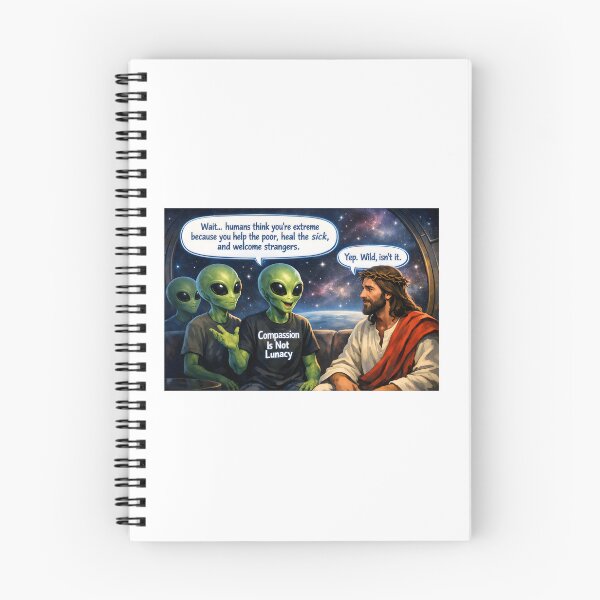 Item preview, Gentle Cosmic Roast — Compassion Is Not Lunacy designed and sold by ChaoticVibe22.