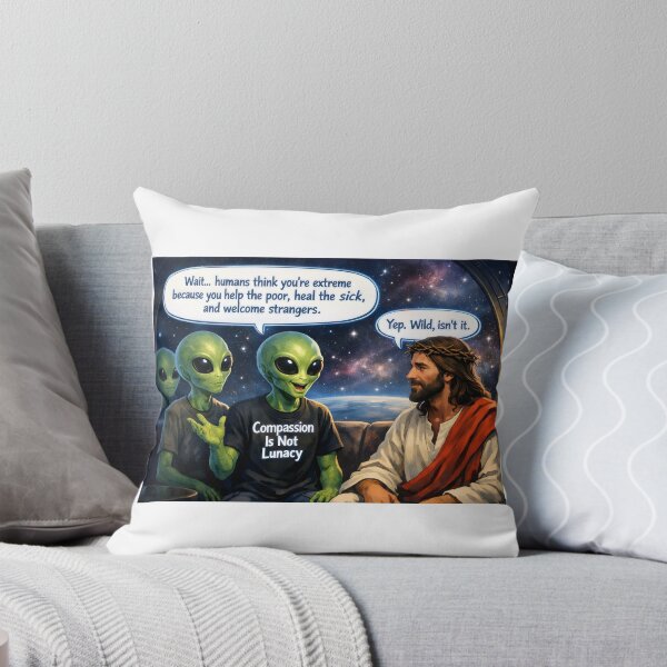 Item preview, Gentle Cosmic Roast — Compassion Is Not Lunacy designed and sold by ChaoticVibe22.