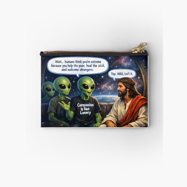 Item preview, Gentle Cosmic Roast — Compassion Is Not Lunacy designed and sold by ChaoticVibe22.